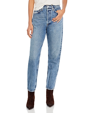 90s Pinch Waist straight-leg jeans - Blue