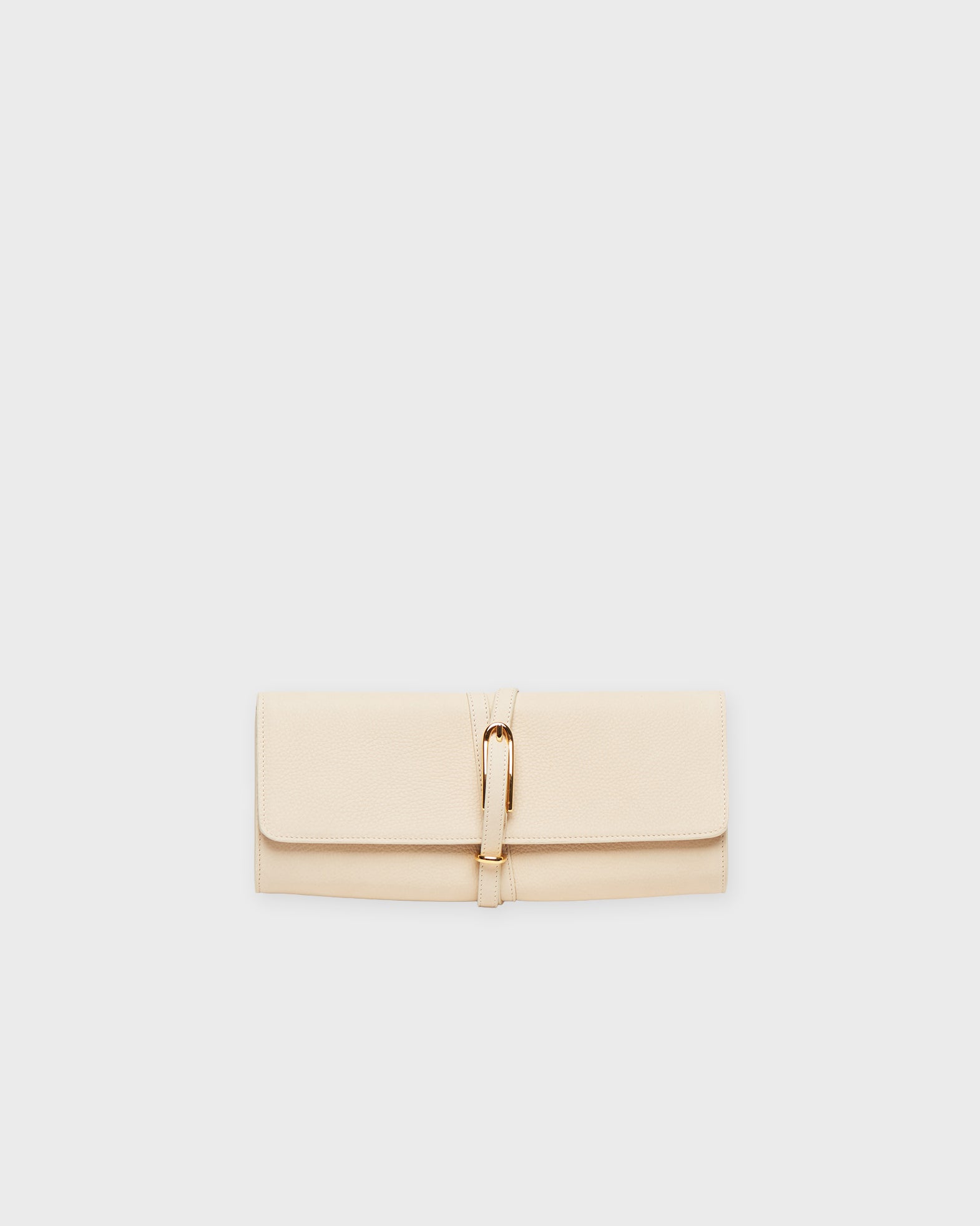 Liffner Bag Belted Clutch Cream ONESIZE