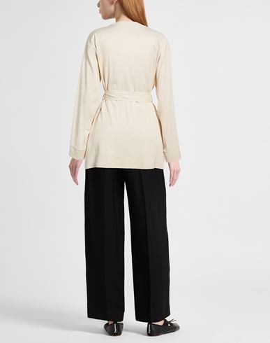 Woman Jacket Beige Size 12 Viscose