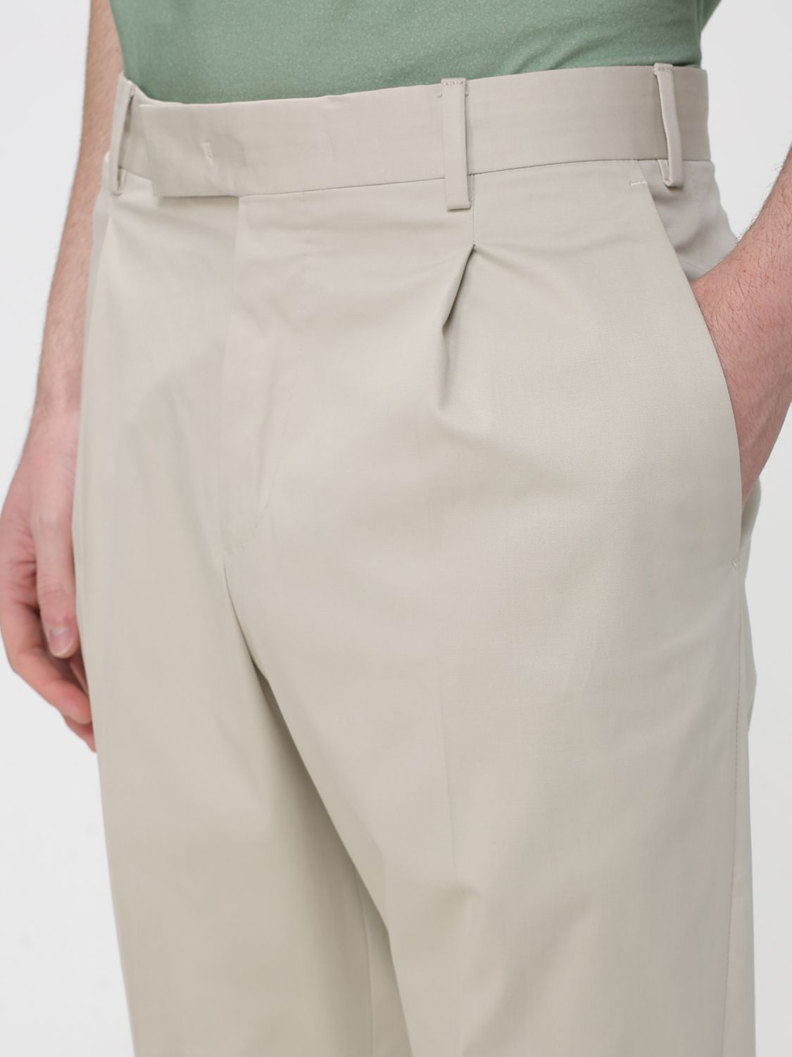 Pants Men color Beige