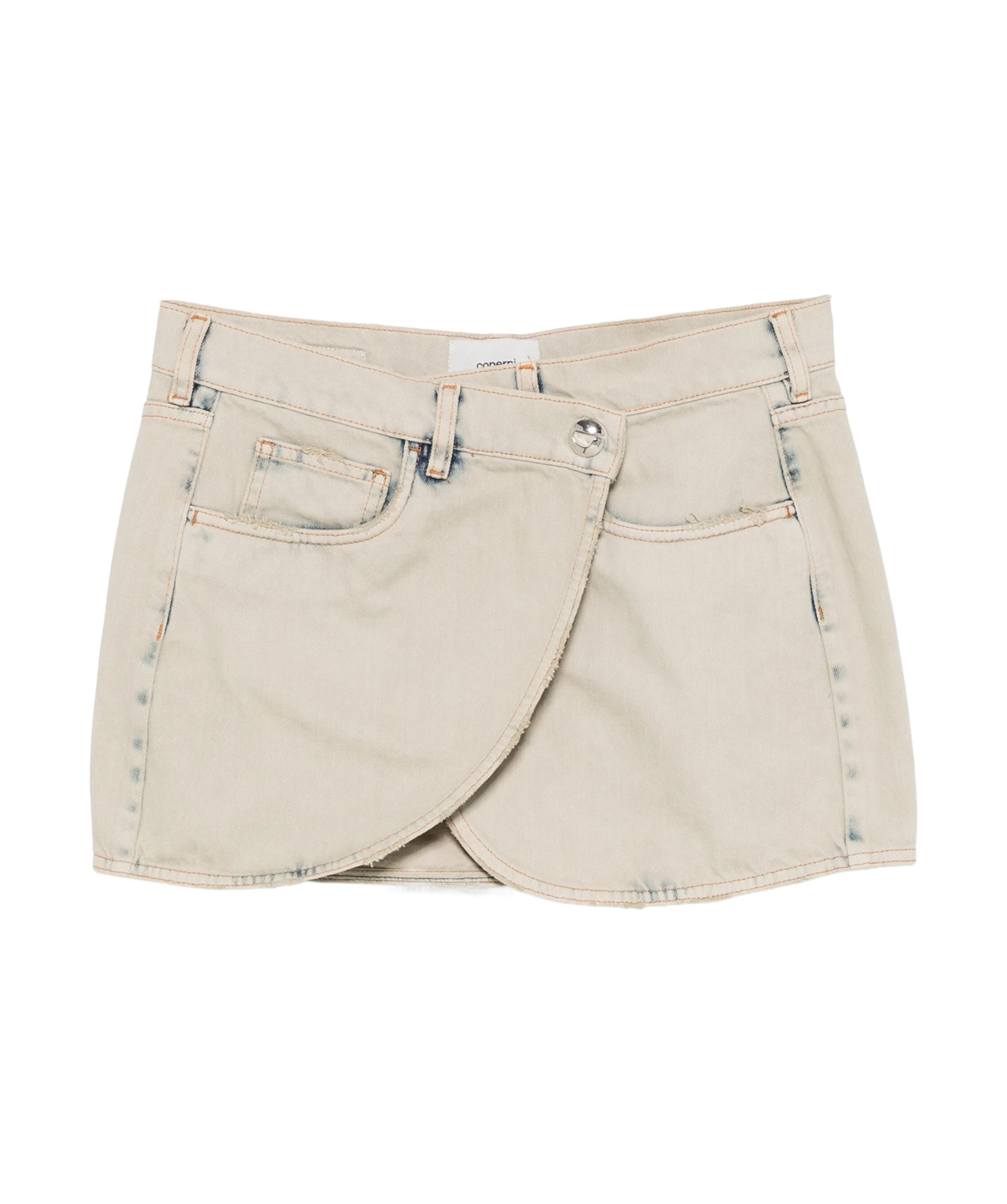 Denim mini skirt