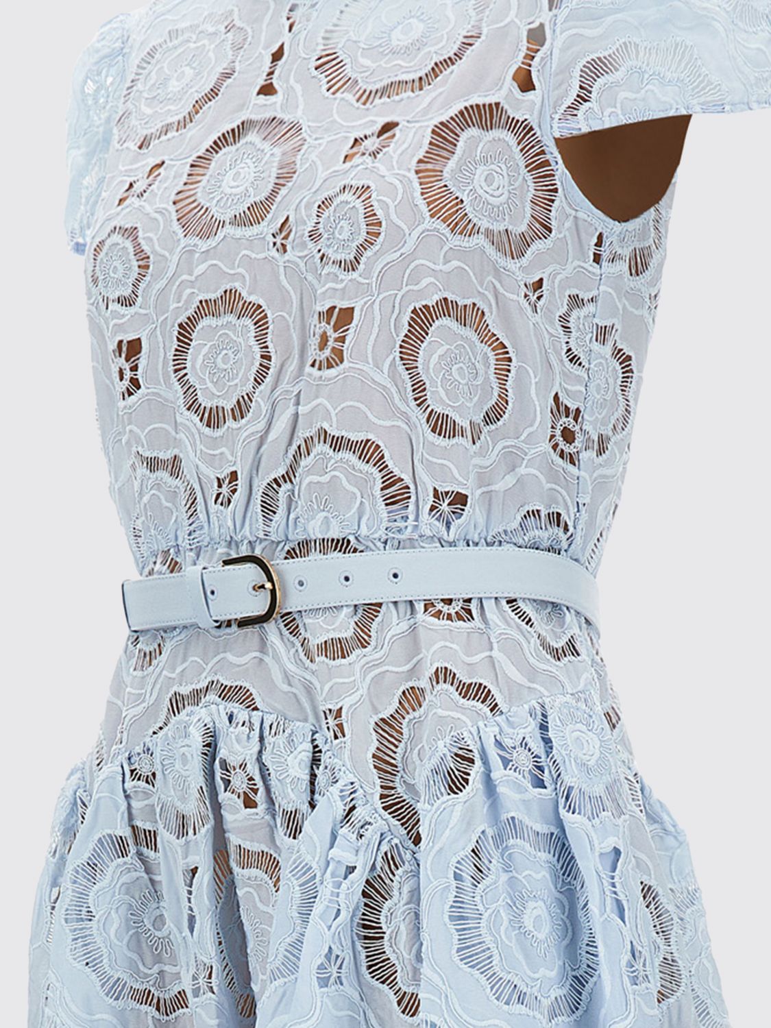 Floral Lace Midi Dress