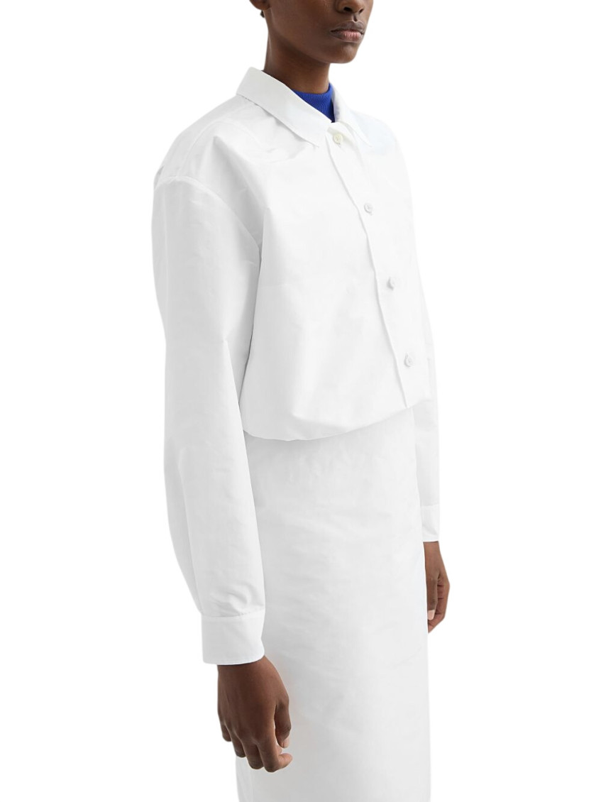 Cropped Blouson Jacket
