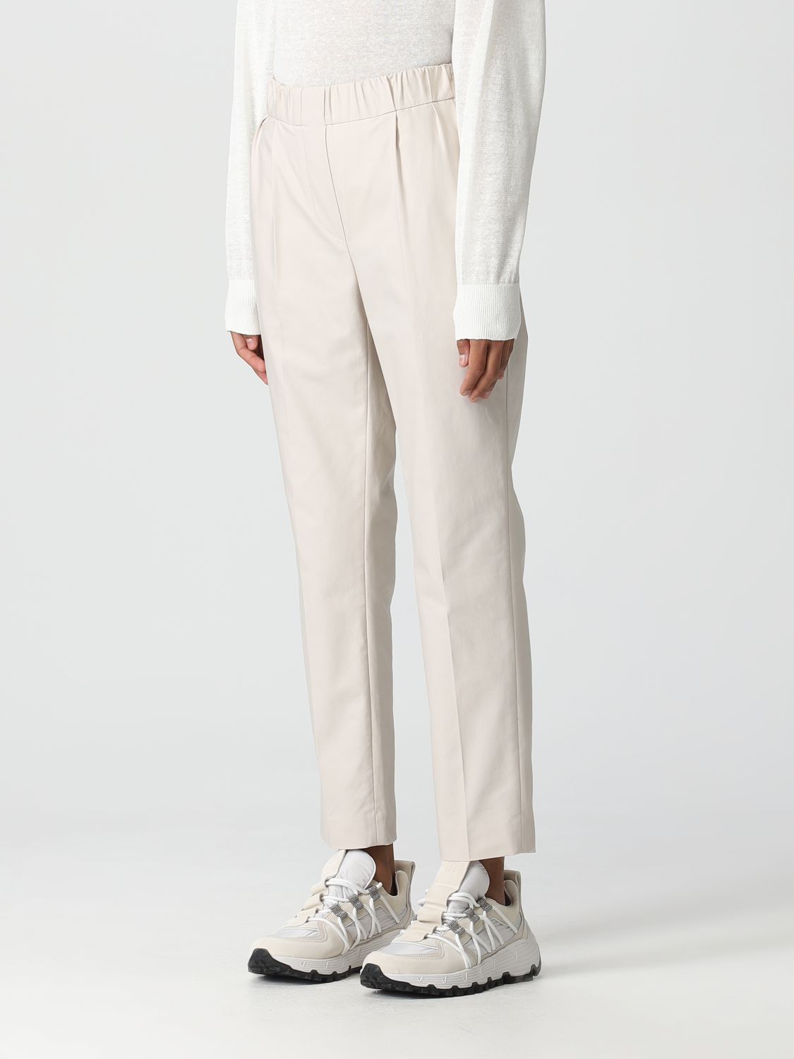 Pants Woman color Beige
