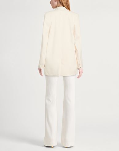 Woman Blazer Ivory Size 4 Polyester, Viscose, Elastane