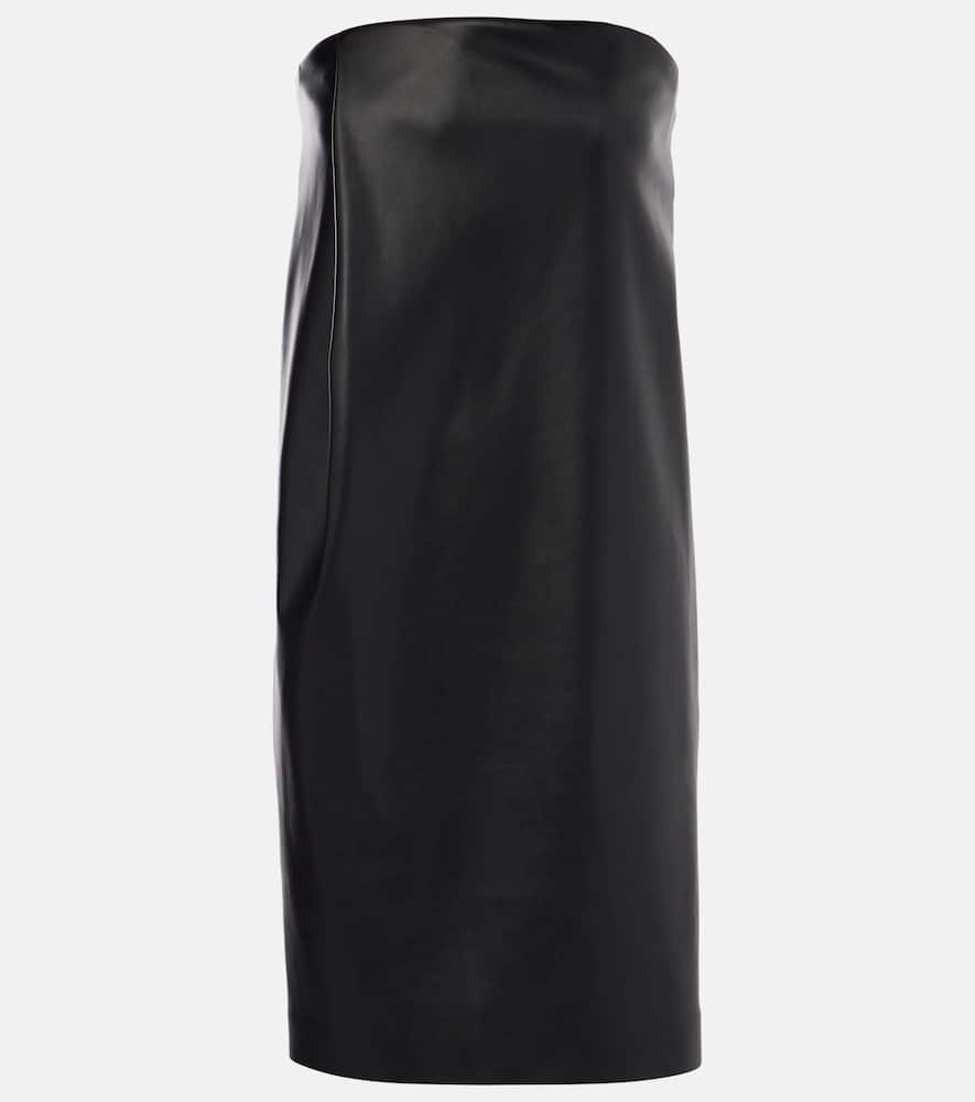 Locarno faux leather minidress