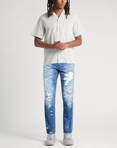 Man Jeans Blue Size 30 Cotton