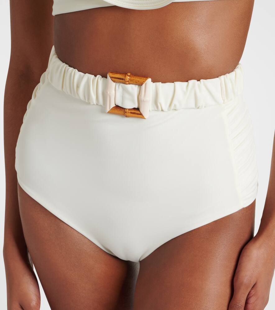 High-rise bikini bottoms