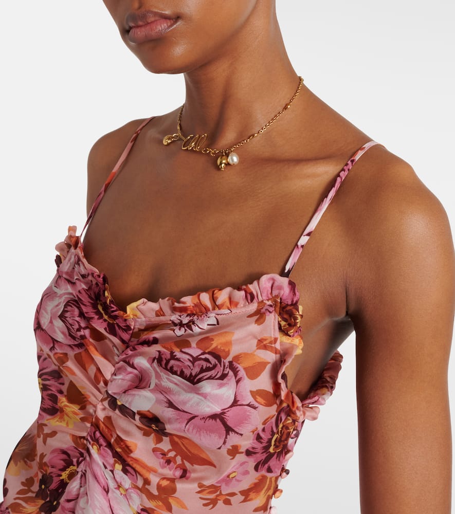 Chloé Floral silk top