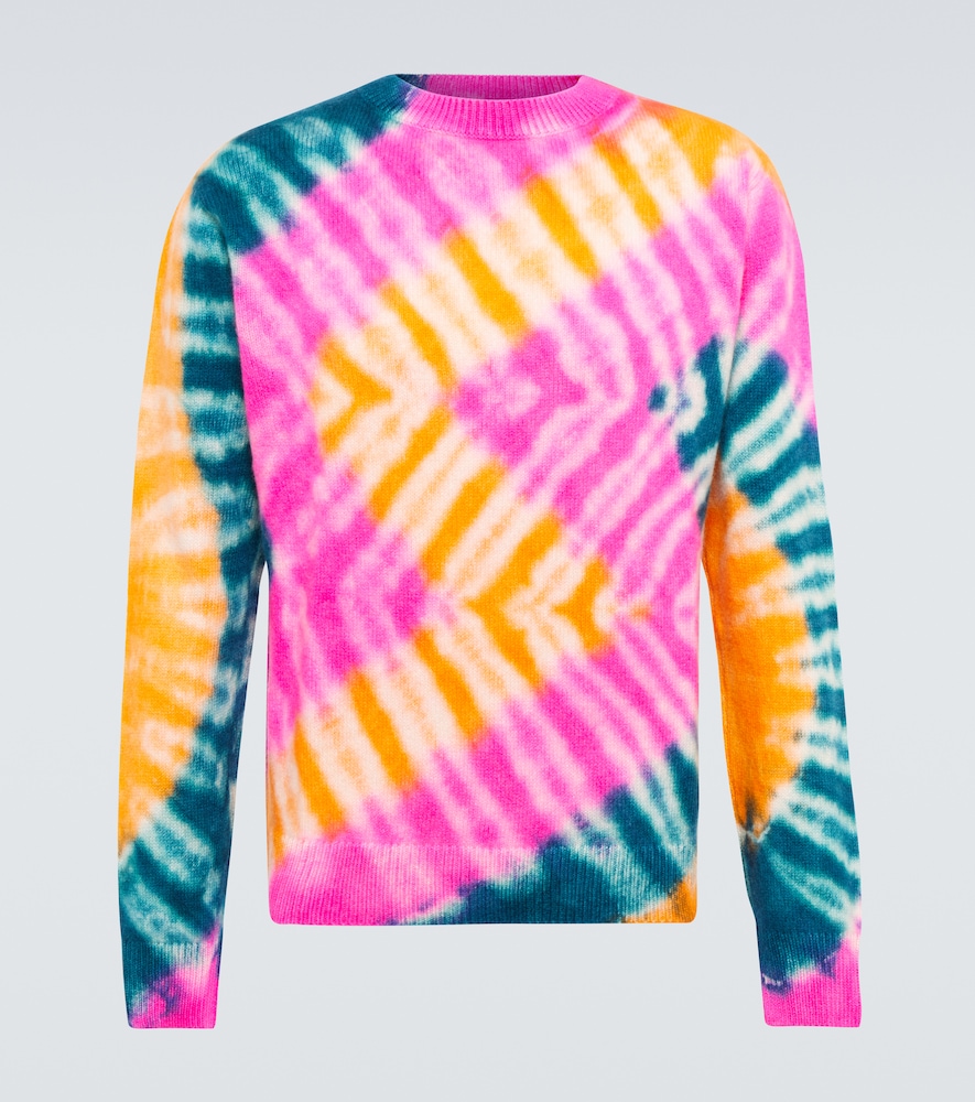 Zig dyed cashmere sweater