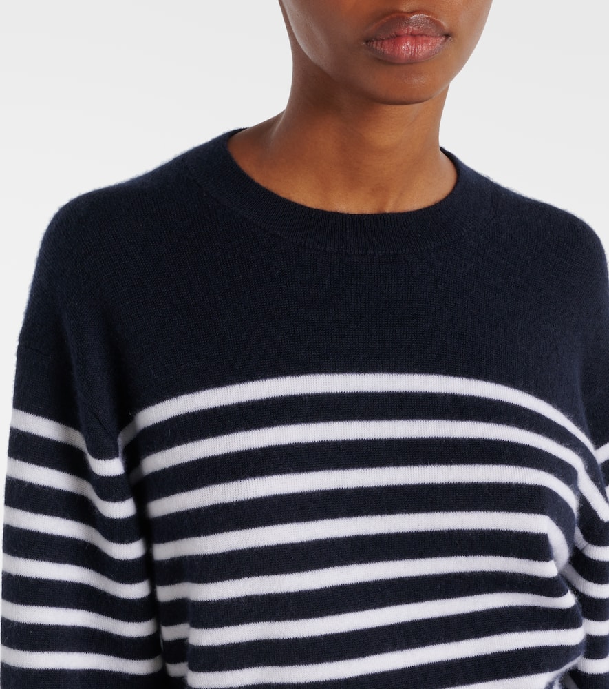 Viola striped cashmere-blend sweater