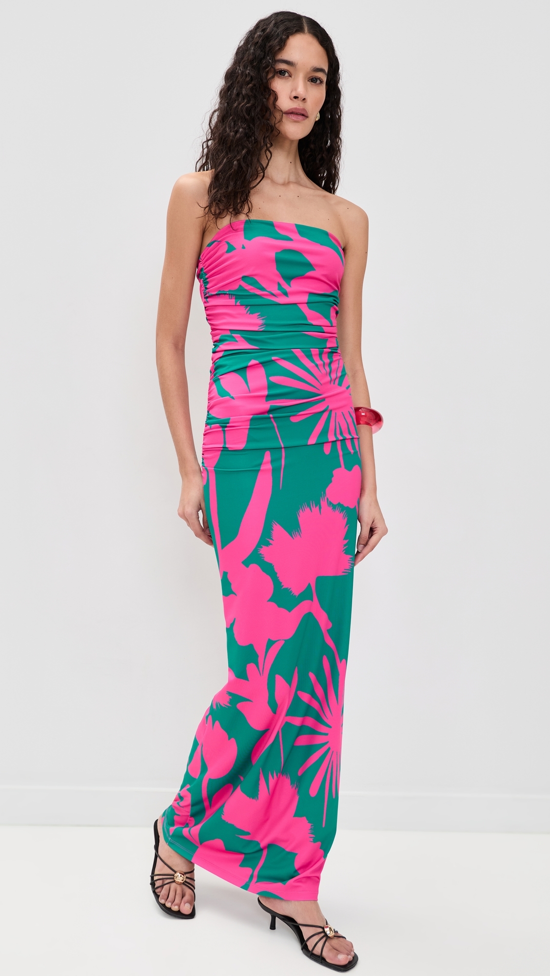Tracy Dress Fuchsia Flora