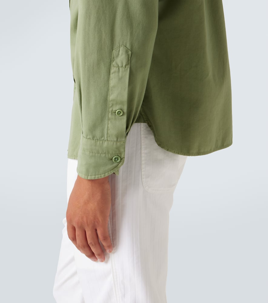 Cotton and silk shirt