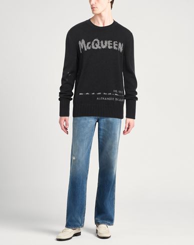 Man Sweater Charcoal Size L Cotton, Viscose