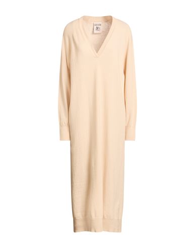Woman Midi dress Beige Size S Virgin Wool, Cashmere