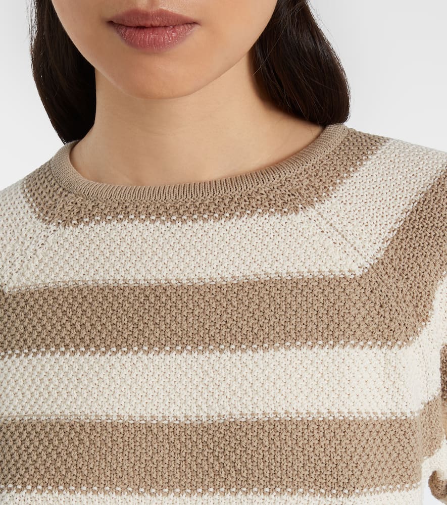 Ellisse striped cotton sweater