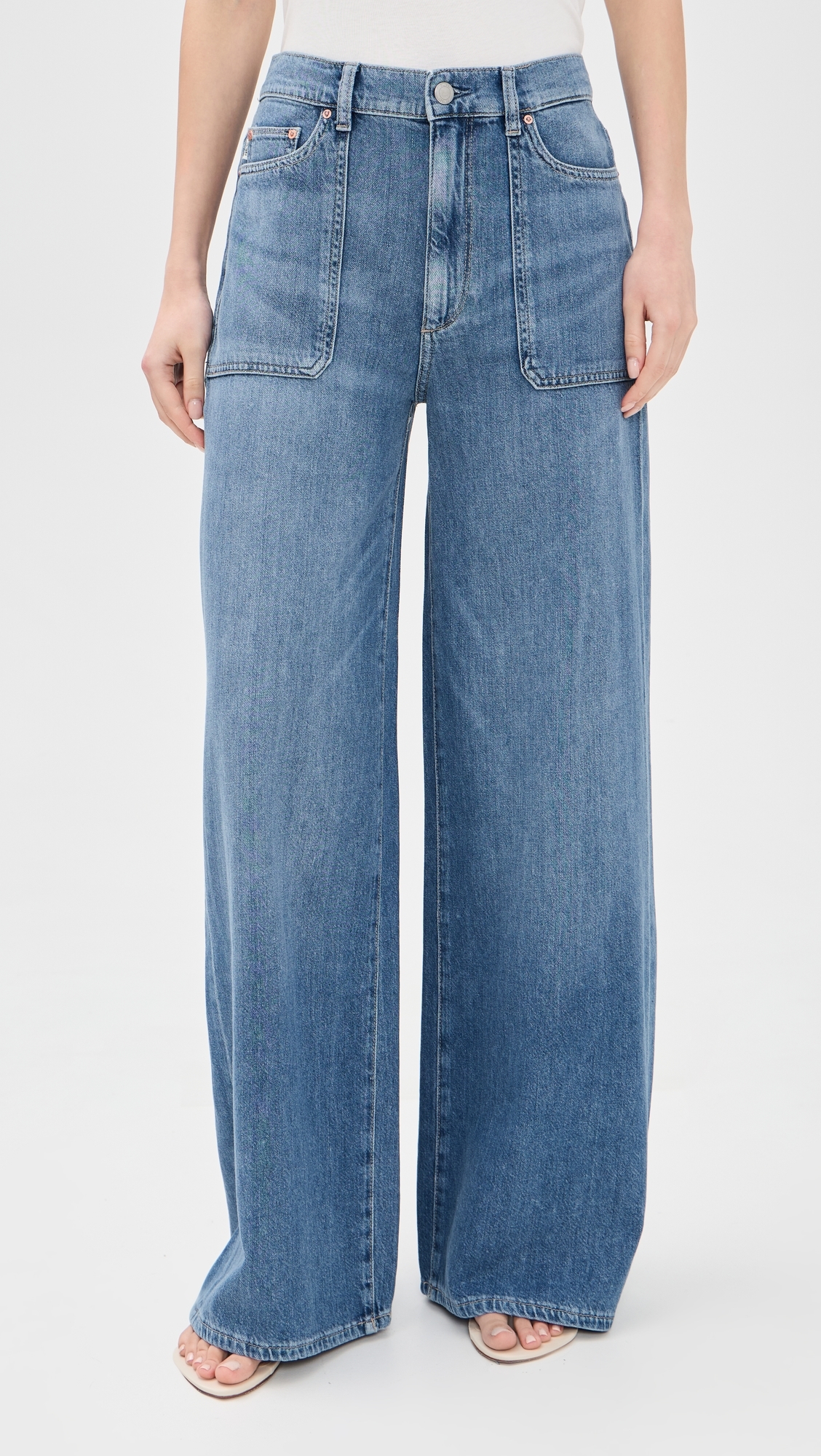 Hepburn Wide Leg Jeans Meadow lake