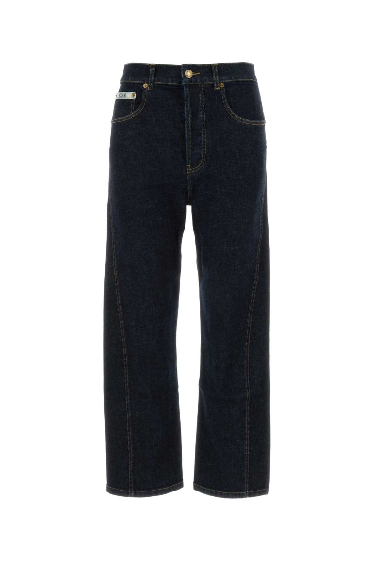 Blue Stretch Denim Jeans