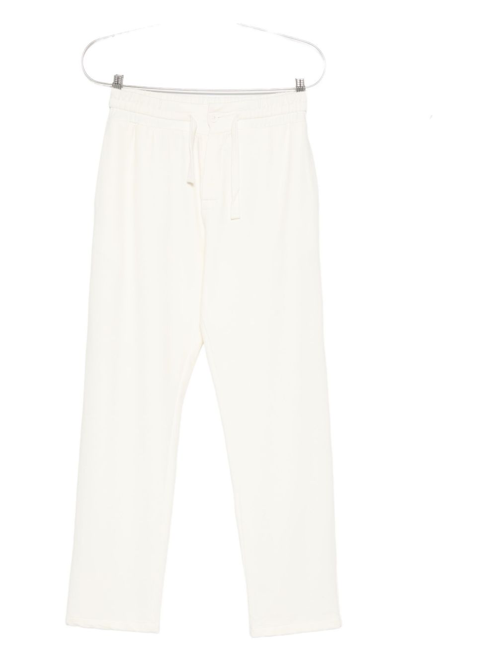 Drawstring cotton trousers - Neutrals