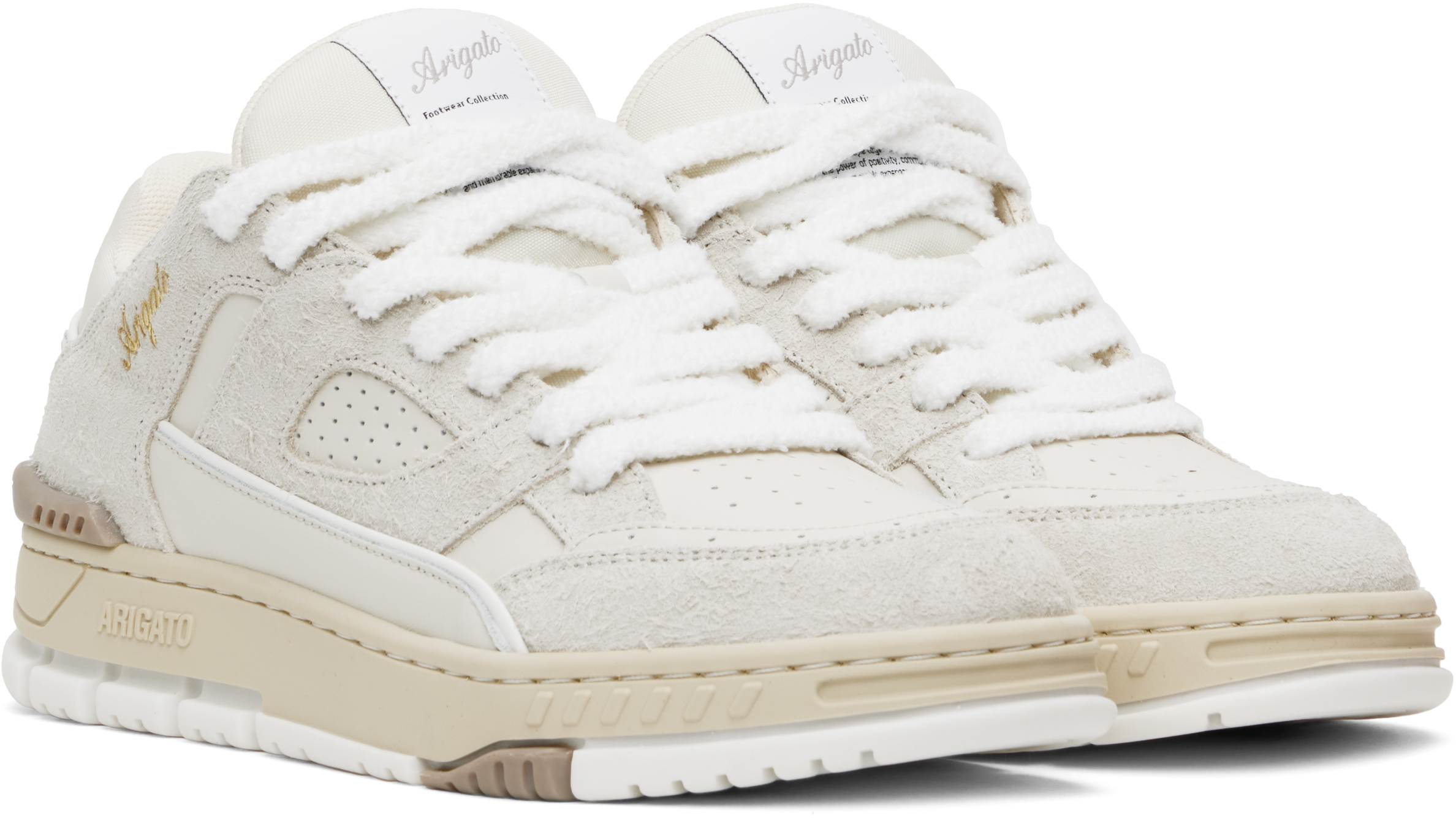 Axel Arigato Beige Area Lo Fluffy Sneakers