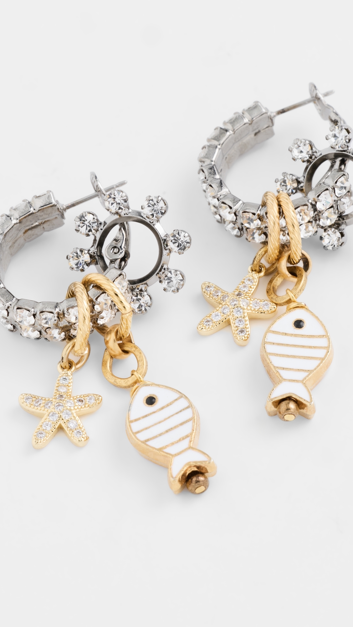 Muriel Earrings White One Size