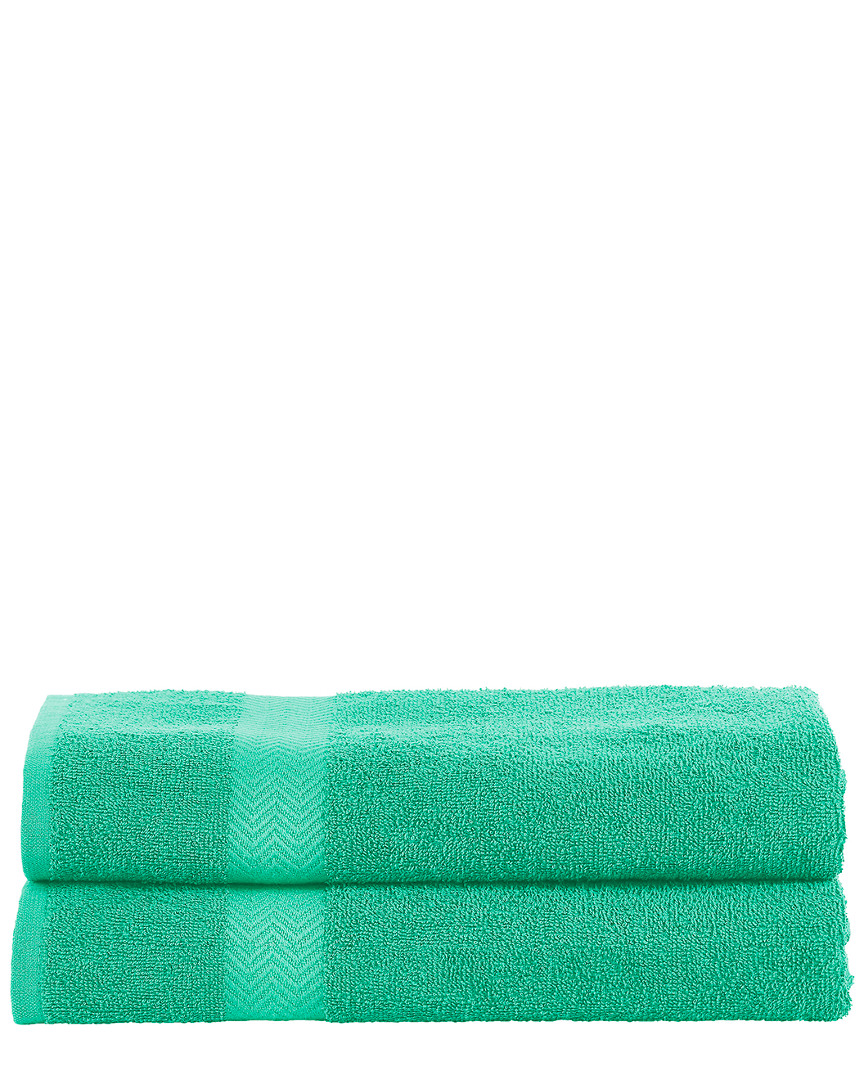 Eco-Friendly Absorbent 2pc Bath Cotton Sheet Set