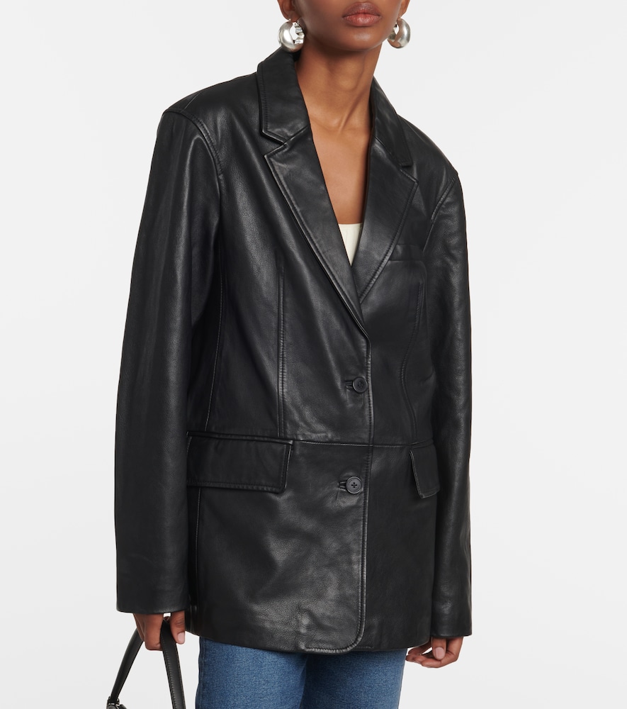 Orla leather blazer