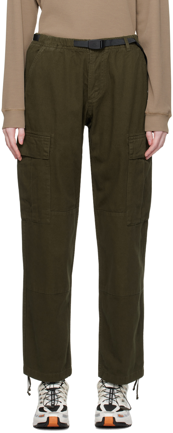 Gramicci Khaki Dyed Cargo Pants