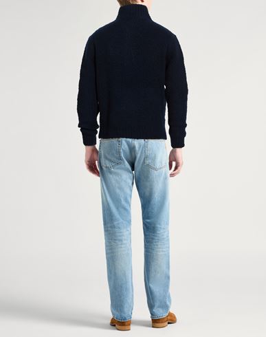 Lab Man Turtleneck Navy Size L Merino Wool, Polyamide