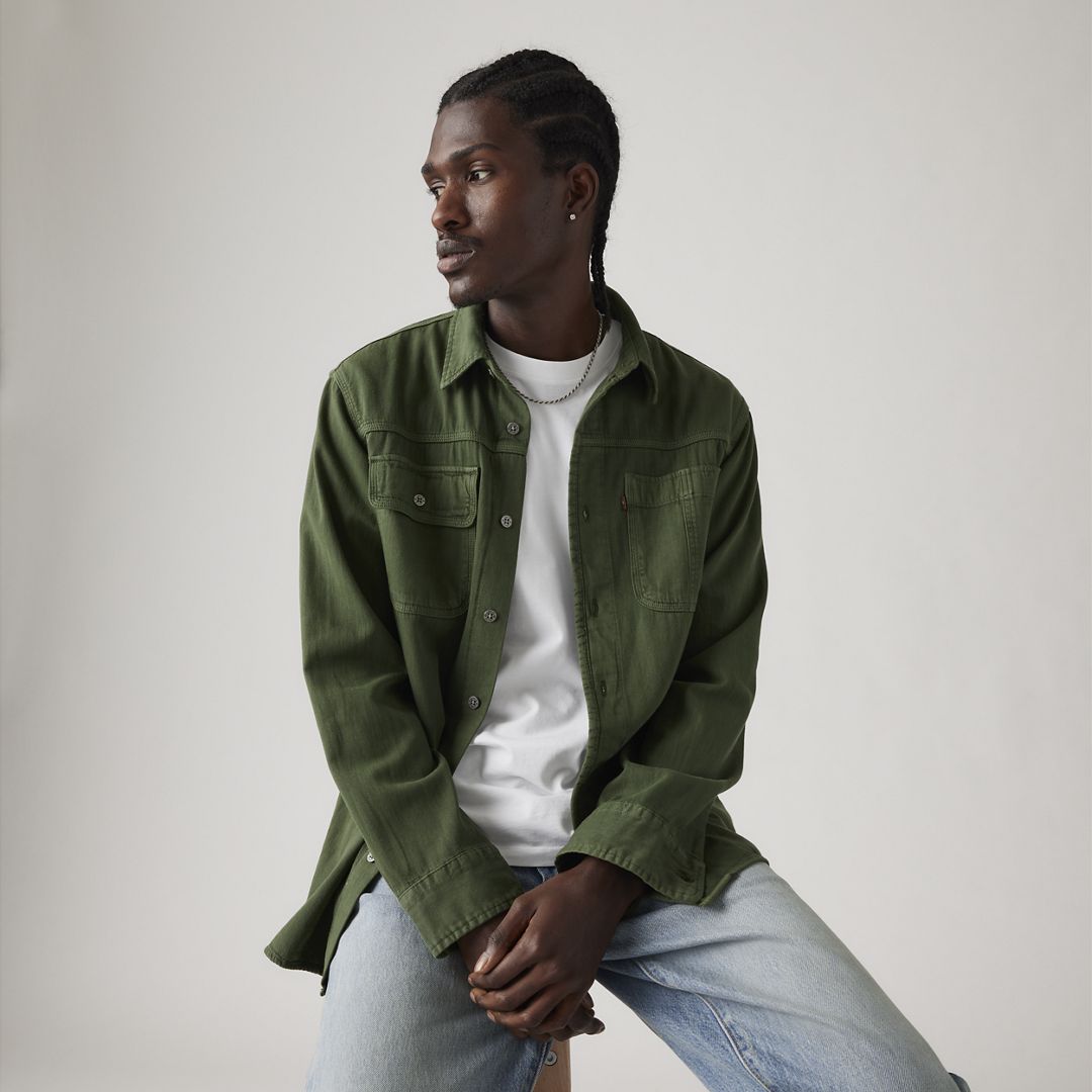 Auburn ong-Sleeve Worker Shirt