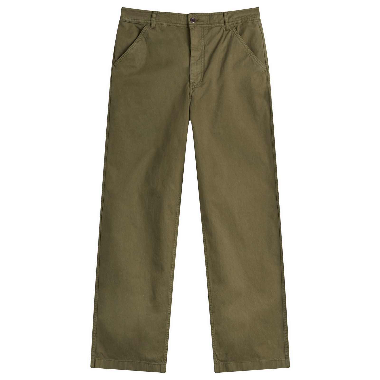 Men's Kvitfjell Relaxed Cotton Twill Pants Olive Night