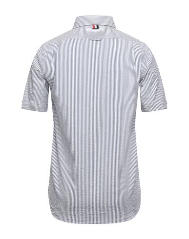Thom Browne Man Shirt Blue Size 0 Cotton