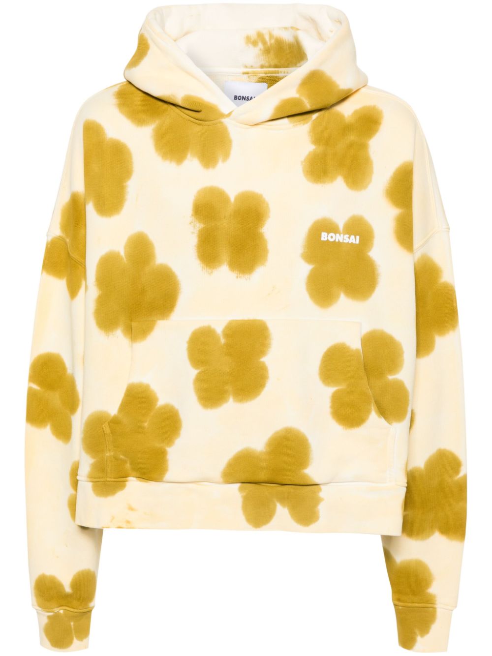 Logo-print hoodie - Neutrals
