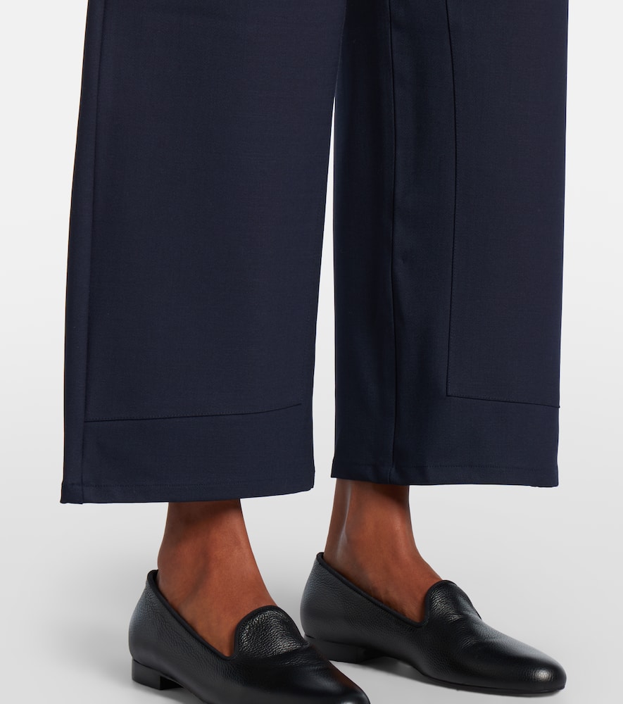 Jane wool-blend wide-leg pants