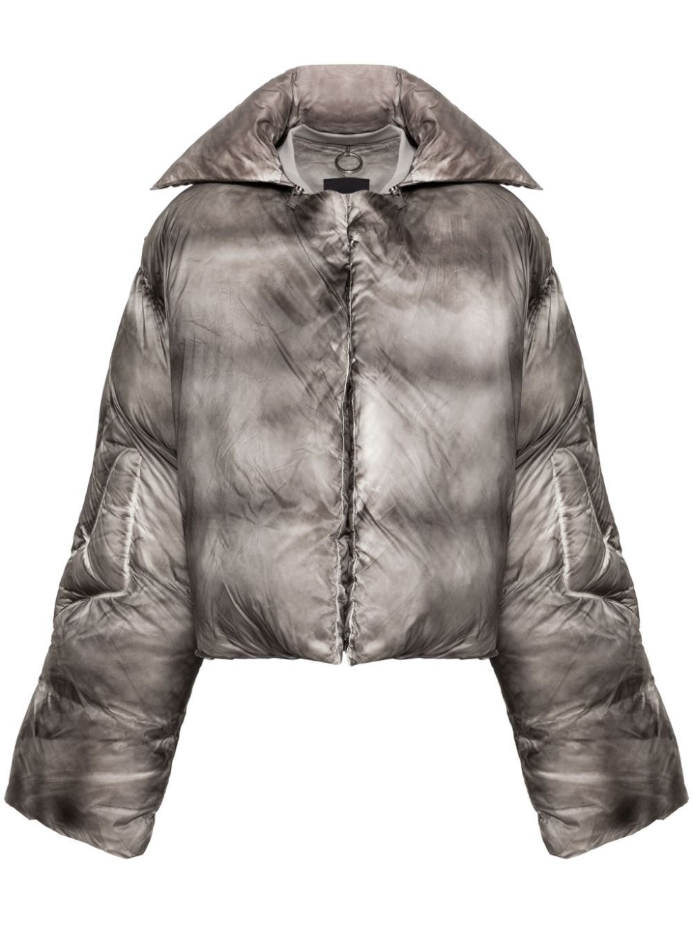 Sculptural down puffer jacket - Grey