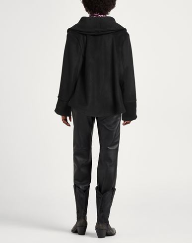 Woman Coat Black Size S Polyester, Viscose