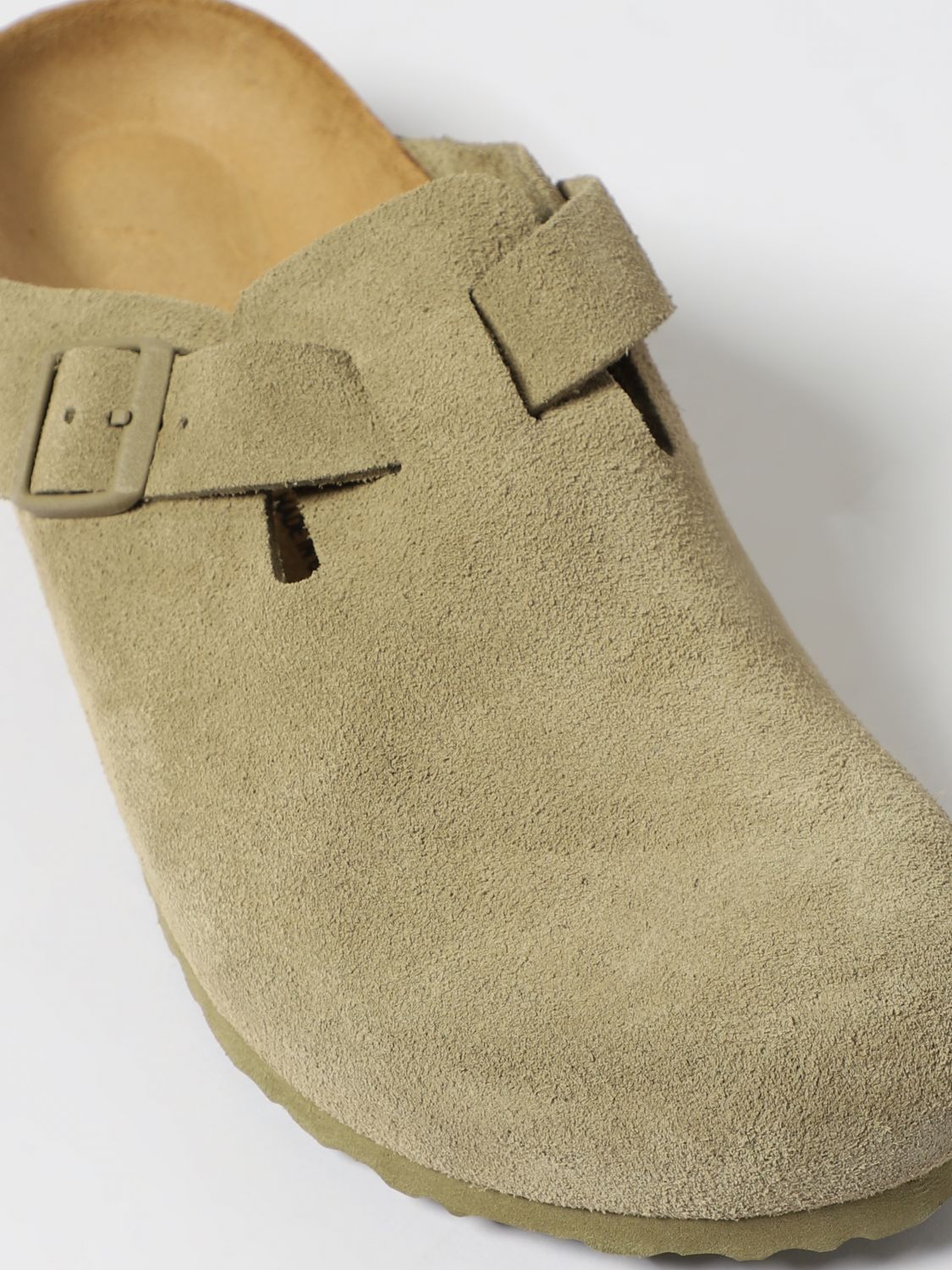 Boston suede slippers - Green