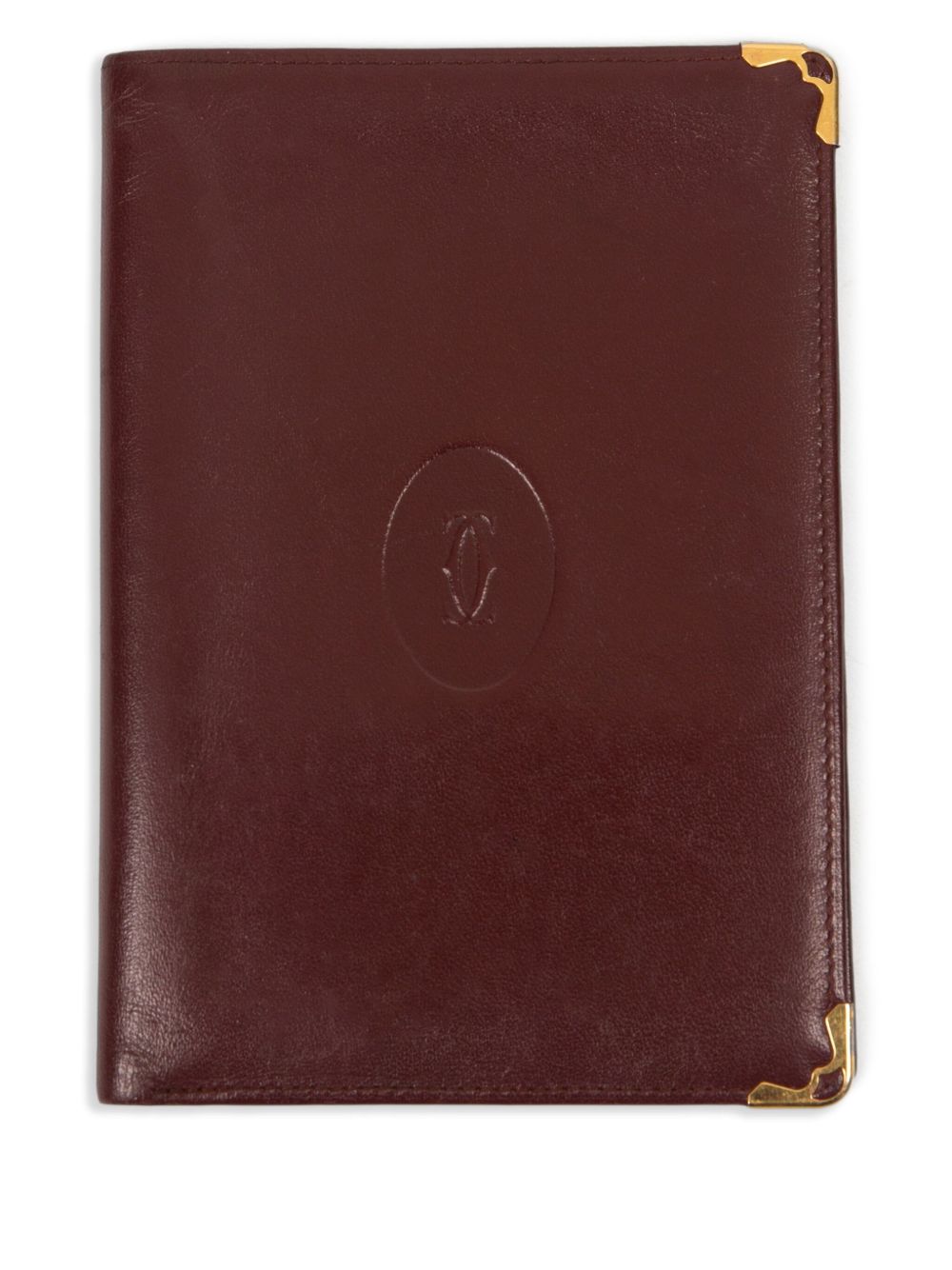 Cartier 1990s leather wallet - Red