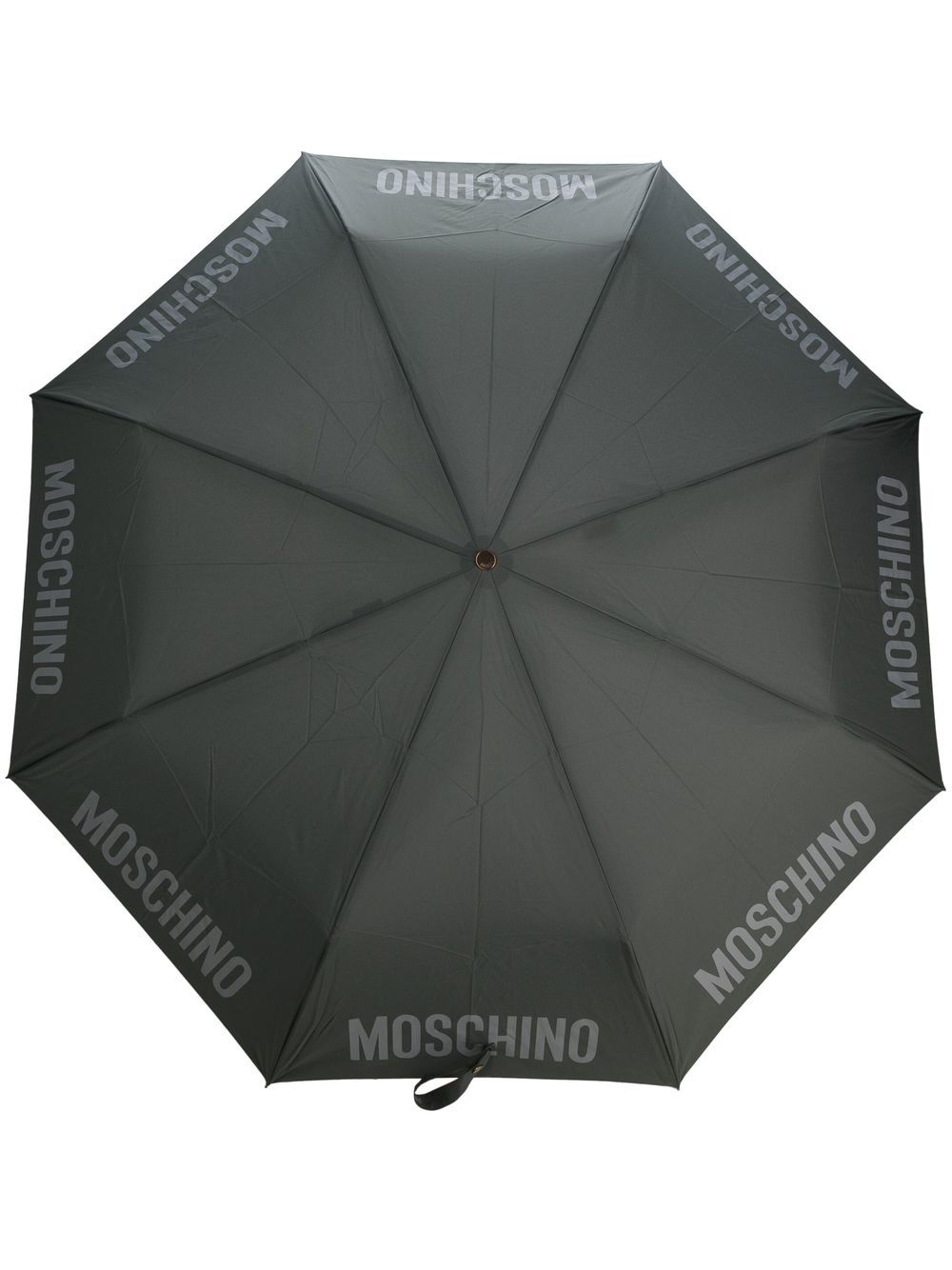 Logo-trim umbrella - Grey