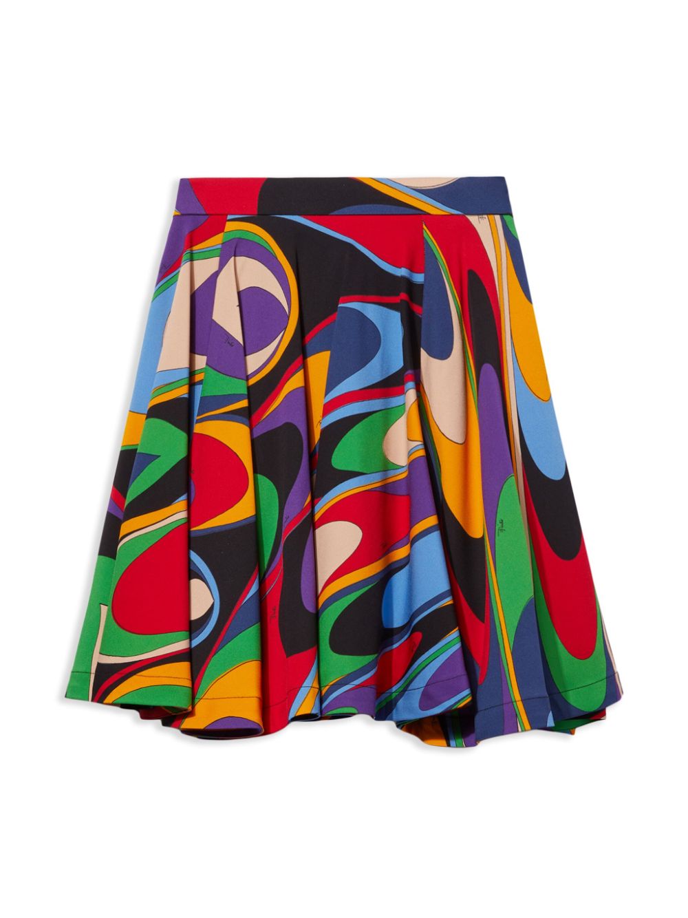 Onde-print skirt - Blue