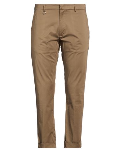 Man Pants Khaki Size 38 Cotton, Elastane