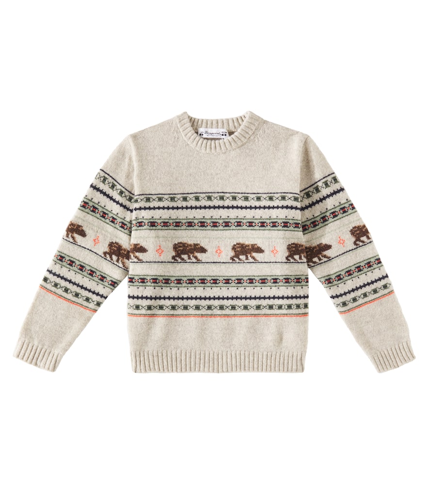 Bonpoint Grande jacquard wool sweater