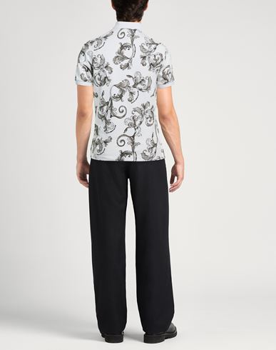 Man Polo shirt White Size S Cotton, Polyester, Polyamide