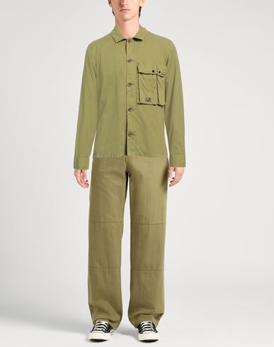 C. p. Company Man Shirt Sage green