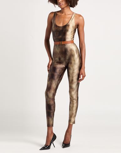 Woman Jumpsuit Sand Size 12 Polyamide, Elastane