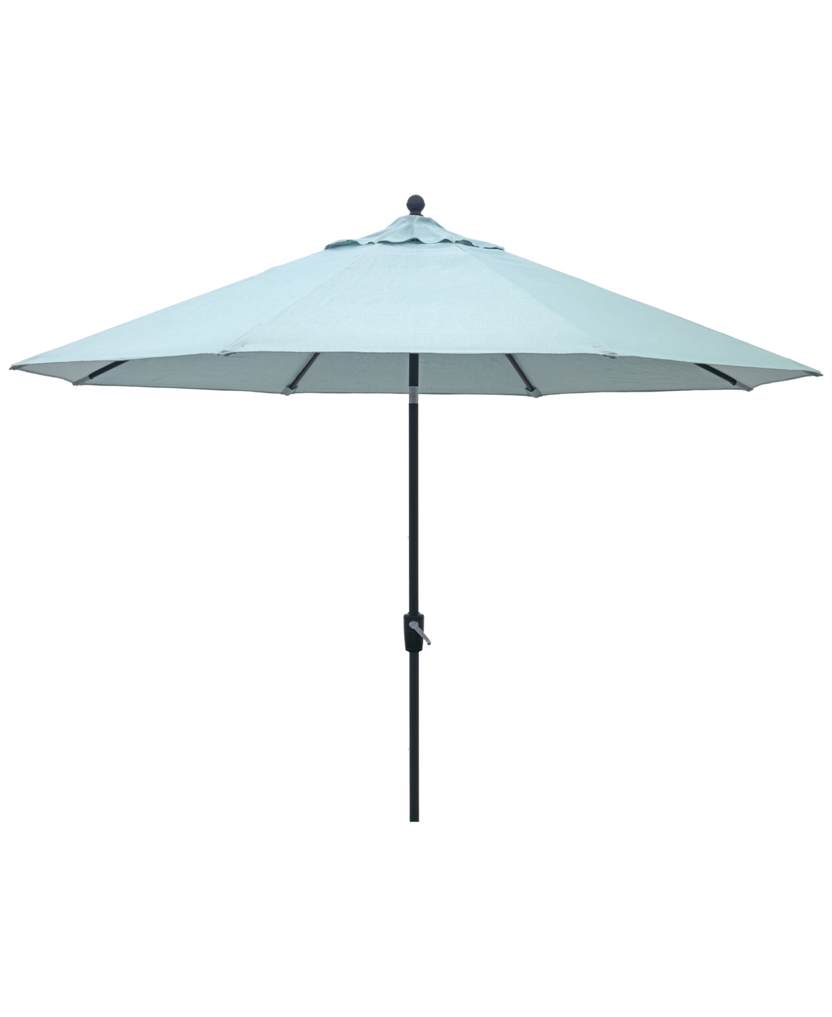 Wythburn Mix and Match Fabric 11' Umbrella, Created for Spa Light Blue/Bronze Finish