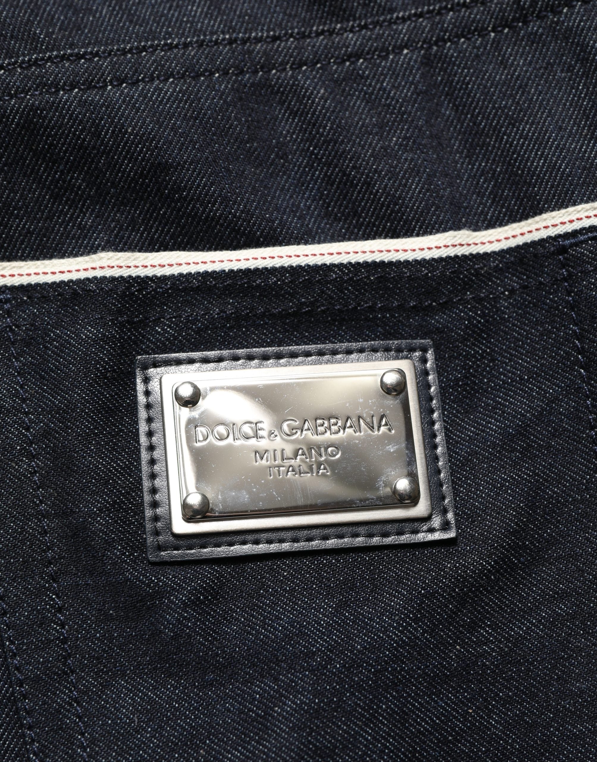 Classic Straight-Leg Denim Jeans — Black