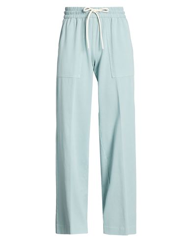 Woman Pants Sage green Size 10 Cotton, Lycra