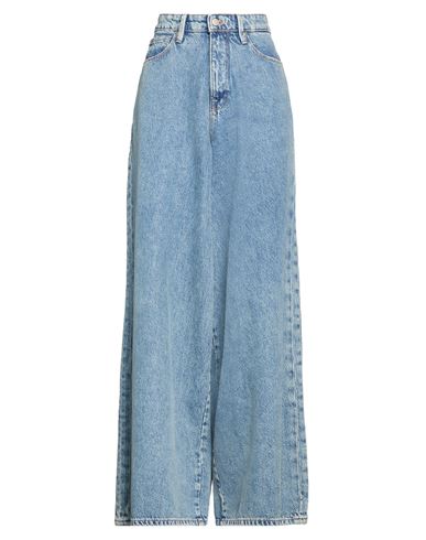 Woman Jeans Blue Size 25 Cotton, Lyocell
