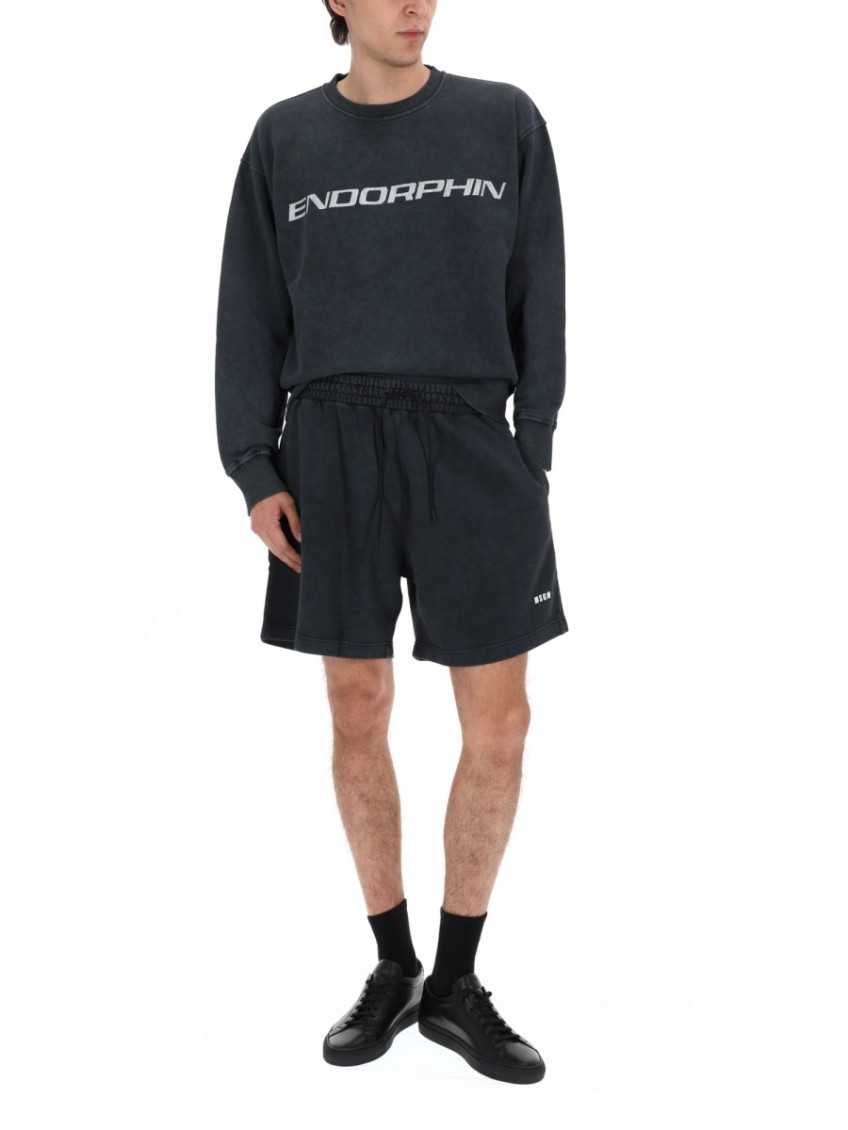 MSGM - logo beach shorts elastic waist pocket